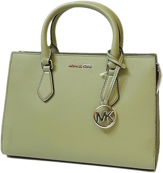 Sheila Medium Faux Saffiano Leather Satchel